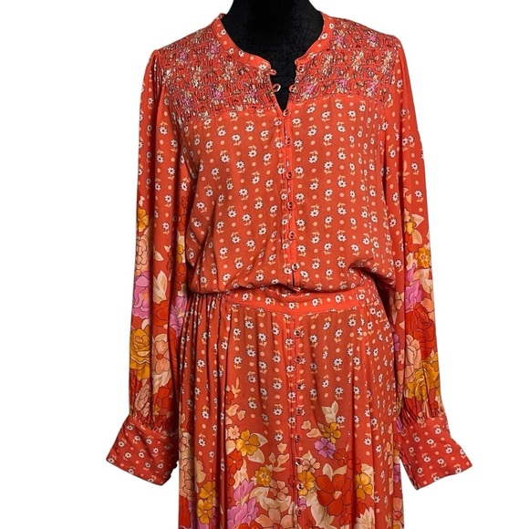 Spell Yellow Rose Maxi Dress in Desert Rose Boho — Size Large - Picture 8 of 15